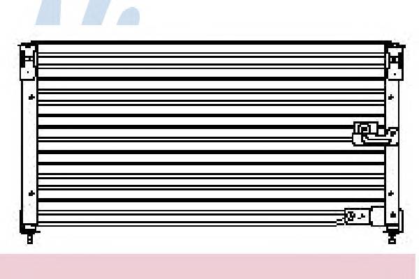 NISSENS 94076 Конденсатор, кондиционер