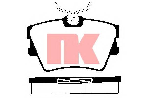 NK 224732 Комплект тормозных колодок