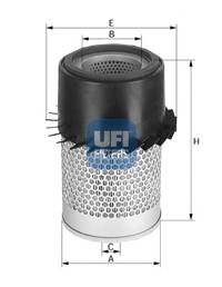 UFI 27.920.00 Воздушный фильтр UFI 27.920.00 Воздушный фильтр