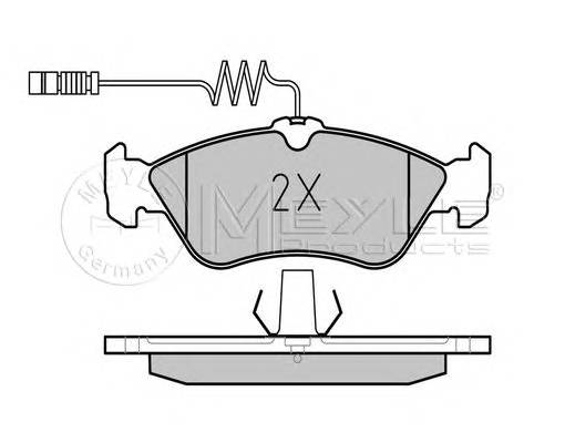 MEYLE 0252159218/PD KLOCKI HAM. DB T. SPRINTER 208-312 95- Ј.3,5T