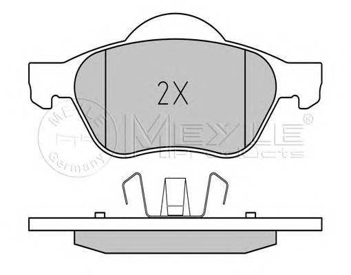 MEYLE 025 232 1518 Комплект тормозных колодок