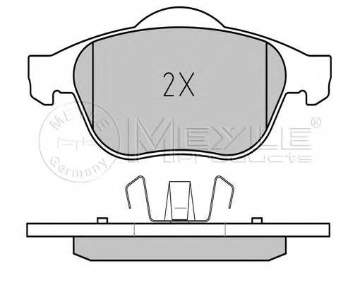 MEYLE 025 232 4818 Комплект тормозных колодок