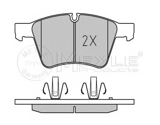 MEYLE 025 241 5120/PD Комплект тормозных колодок...