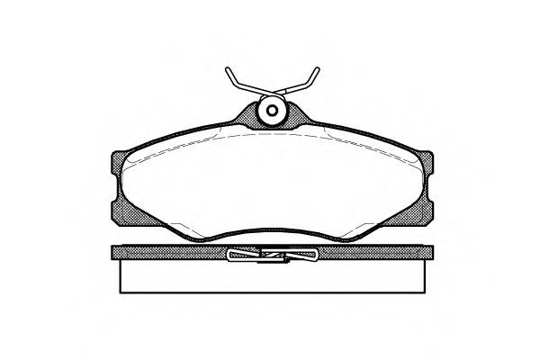 ROADHOUSE 2223.00 Комплект тормозных колодок...