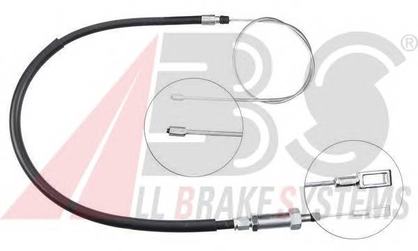 A.B.S. K10002 Трос, стояночная тормозная 