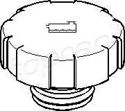 TOPRAN 206 670 Крышка, резервуар охлаждаю