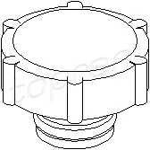 TOPRAN 300 927 Крышка, резервуар охлаждаю
