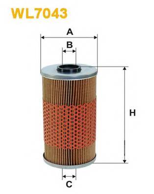 WIX FILTERS WL7043 Масляный фильтр WIX FILTERS WL7043 Масляный фильтр