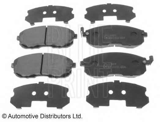 BLUE PRINT ADK84237 Комплект гальмівних колодо... BLUE PRINT ADK84237 Комплект гальмівних колодо...
