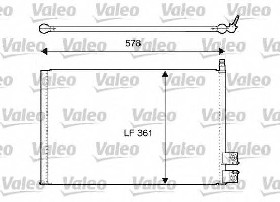VALEO 814083 Конденсатор, кондиционер VALEO 814083 Конденсатор, кондиционер