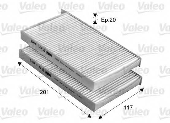 VALEO 715669 Фильтр, воздух во внутренно... VALEO 715669 Фильтр, воздух во внутренно...