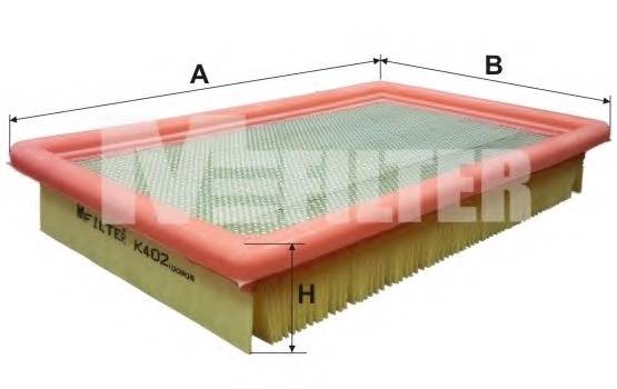 MFILTER K402 Фiльтр салону