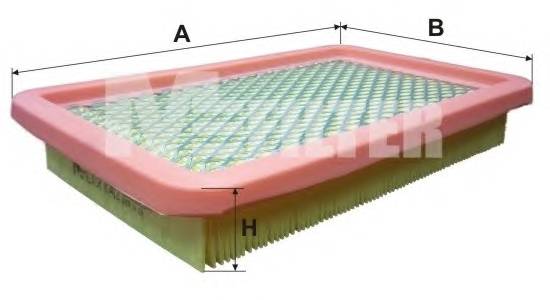 MFILTER K412 Фільтр салону MFILTER K412 Фільтр салону