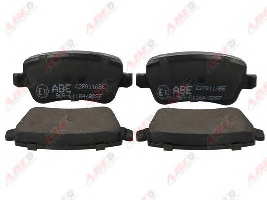 ABE C2F011ABE Комплект гальмівних колодо...
