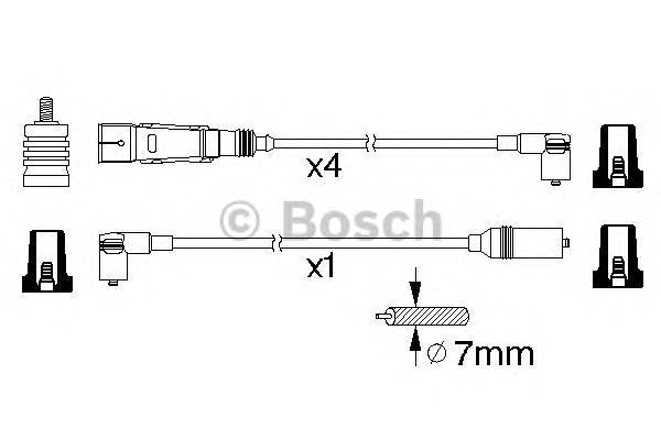 BOSCH 0 986 356 358 Комплект проводов зажигани