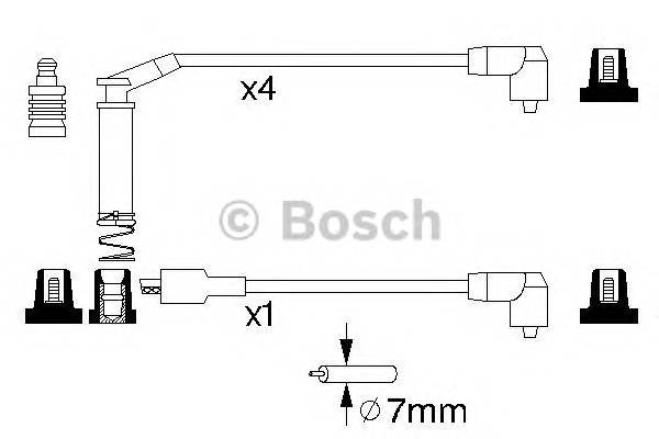BOSCH 0 986 357 127 Комплект проводов зажигани
