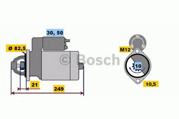 BOSCH 0 001 109 062 Стартер