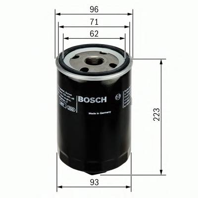 BOSCH 0 451 104 015 Масляний фільтр