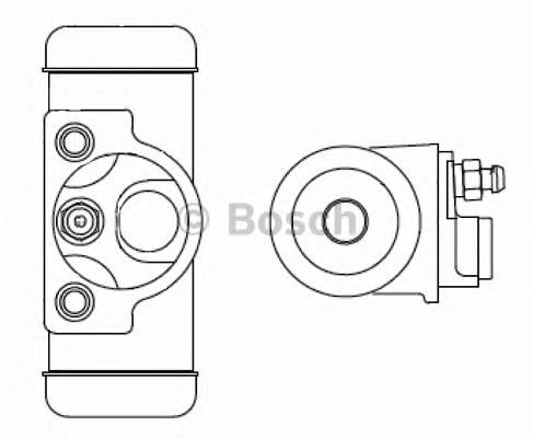 BOSCH F 026 002 344 Колесный тормозной цилиндр