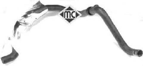 Metalcaucho 08595 Шланг радиатора