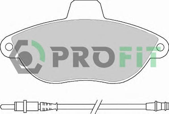 PROFIT 5000-1002 Колодки гальмівні дискові PROFIT 5000-1002 Колодки гальмівні дискові