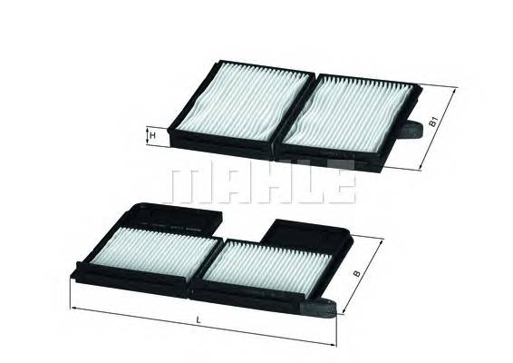 KNECHT LA 186/S Фільтр, повітря у внутрішнь...