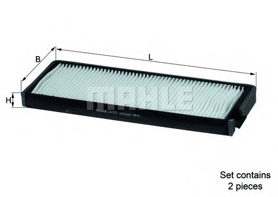 KNECHT LA 377/S Фильтр, воздух во внутренно