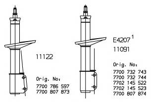 MONROE 11091 Амортизатор MONROE 11091 Амортизатор
