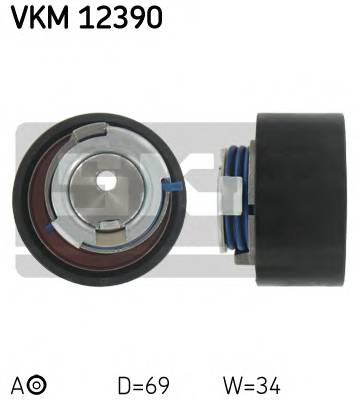 SKF VKM 12390 Натяжний ролик, ремінь ГРМ SKF VKM 12390 Натяжний ролик, ремінь ГРМ