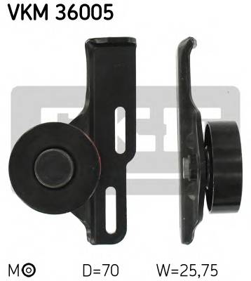 SKF VKM 36005 Натяжний ролик, поліклінов... SKF VKM 36005 Натяжний ролик, поліклінов...
