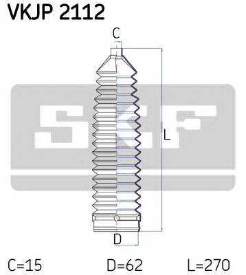 SKF VKJP 2112 Комплект пылника, рулевое у