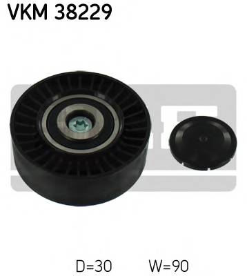 SKF VKM 38229 Паразитный / ведущий ролик, 