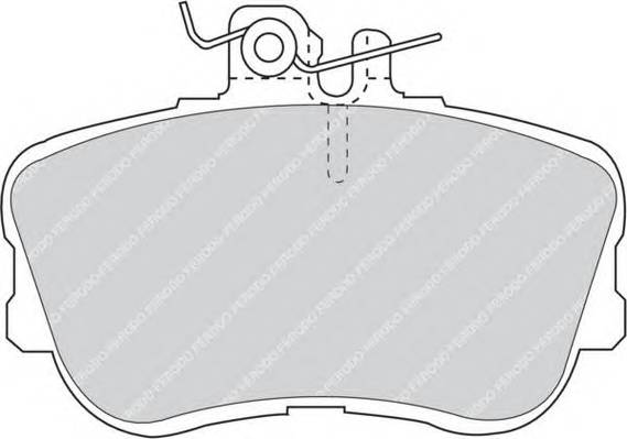 FERODO FDB854 Комплект гальмівних колодо... FERODO FDB854 Комплект гальмівних колодо...