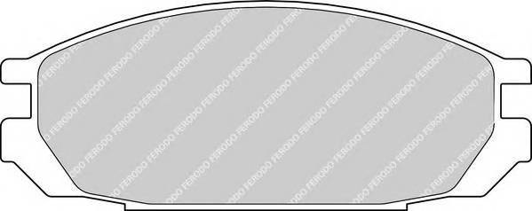 FERODO FDB937 Комплект тормозных колодок...