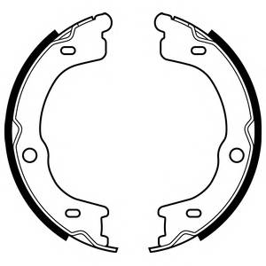 DELPHI LS2048 Комплект гальмівних колодо...