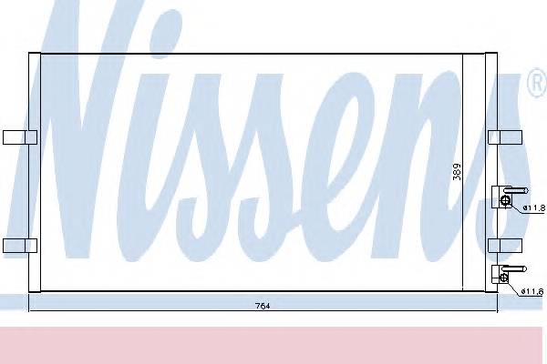 NISSENS 94915 Конденсатор, кондиционер