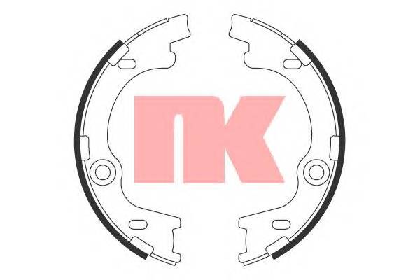 NK 2734790 Комплект тормозных колодок