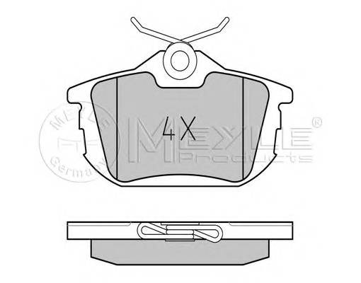 MEYLE 025 218 6115 Комплект тормозных колодок
