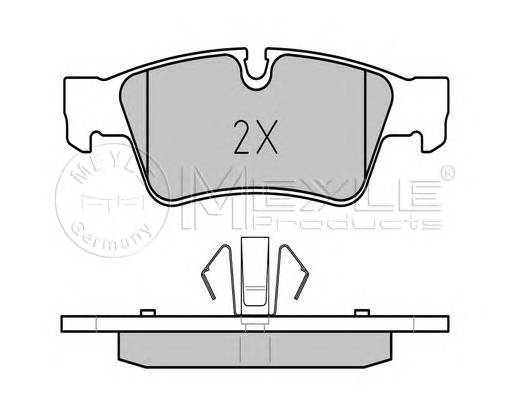 MEYLE 025 239 2318/PD Комплект тормозных колодок...
