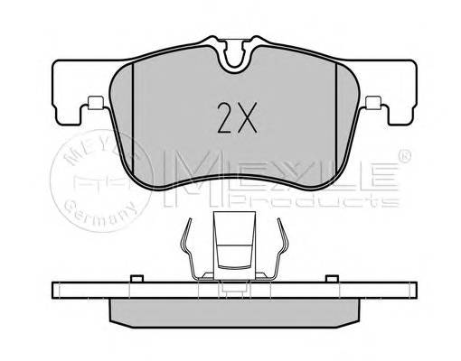 MEYLE 025 250 1418 Комплект тормозных колодок