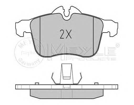 MEYLE 025 283 3219/W Комплект тормозных колодок