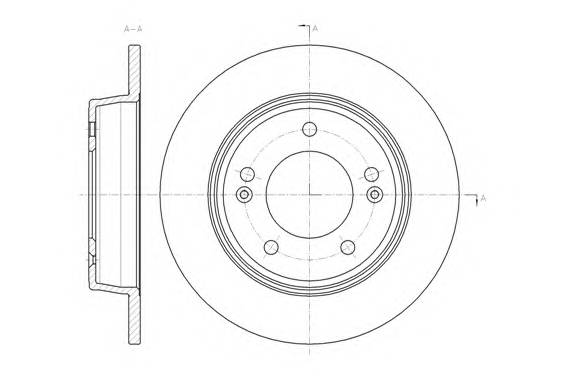 ROADHOUSE 61435.00 Тормозной диск