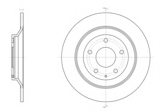 ROADHOUSE 61518.00 Тормозной диск