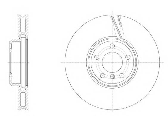 REMSA 61552.11 Диск гальмівний