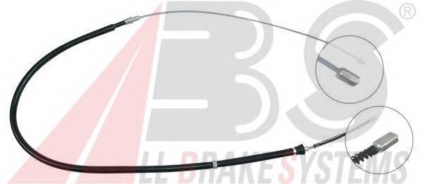 A.B.S. K18406 Трос, стояночная тормозная 