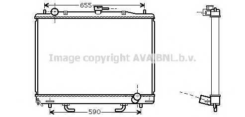 AVA QUALITY COOLING MT2163 Радіатор, охолодження двиг... AVA QUALITY COOLING MT2163 Радіатор, охолодження двиг...