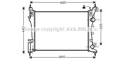 AVA QUALITY COOLING OLA2408 Радиатор, охлаждение двига... AVA QUALITY COOLING OLA2408 Радиатор, охлаждение двига...