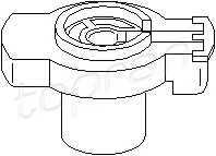 TOPRAN 100 244 Бегунок распределителя заж