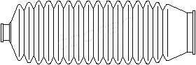 TOPRAN 300 823 Пыльник, рулевое управлени