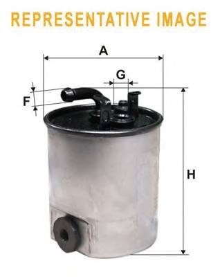 WIX FILTERS WF8390 Паливний фільтр WIX FILTERS WF8390 Паливний фільтр
